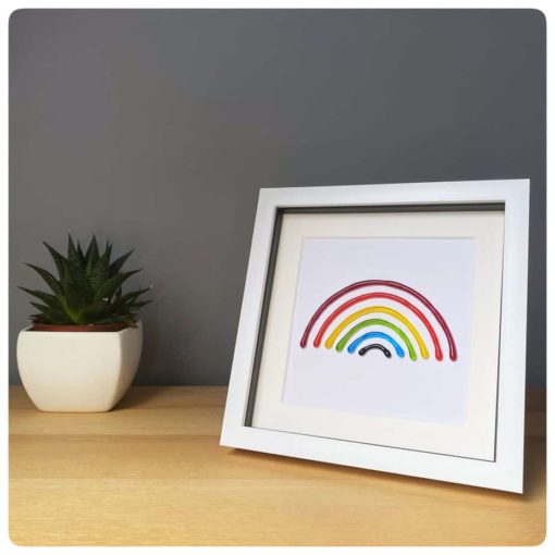 Rainbow glass picture