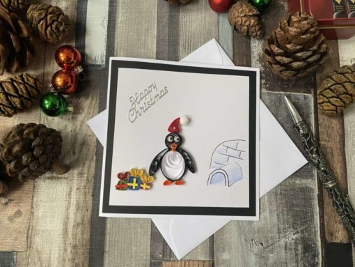 Penguin Luxury Christmas Card