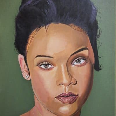 Original Painting Rihanna