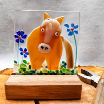 Fused Glass Horse