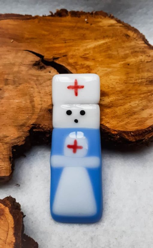 Fused Glass NHS Magnet