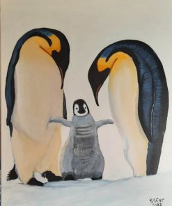 Original Painting Penguins