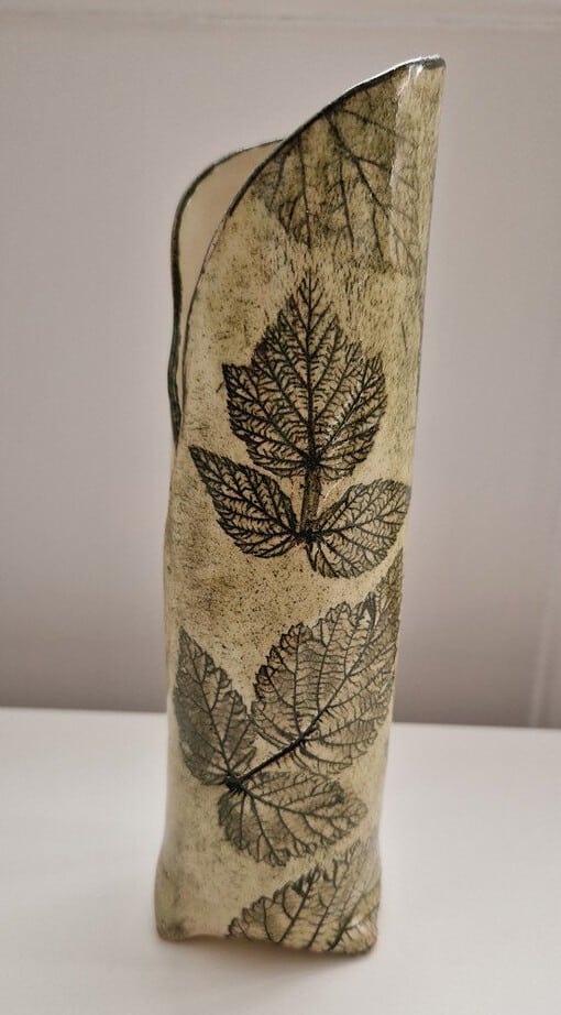 Foliage Embossed Vase
