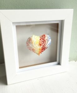 Framed Glass Heart
