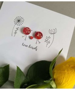 Love birds valentine card