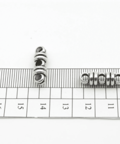 3MM ROUND 3 HOLE SPACER BEAD ON RULER