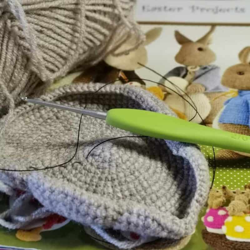 Crochet Bunny head