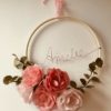 7707912 Gorgeous handmade pink paper rose hoop 3 1