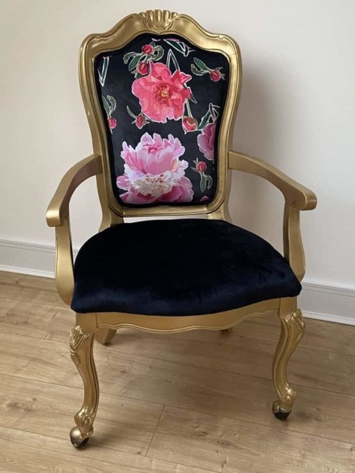 Gold Large Statement Chair