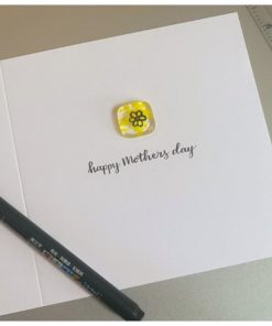 Yellow flower card