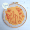 Autumn meadow embroidery kit
