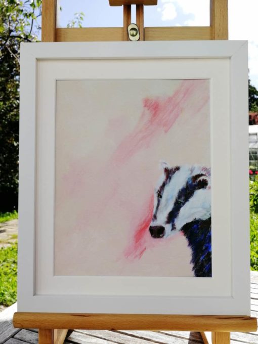 Badger giclee art print