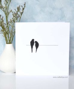 Silhouette Birds Greeting Card