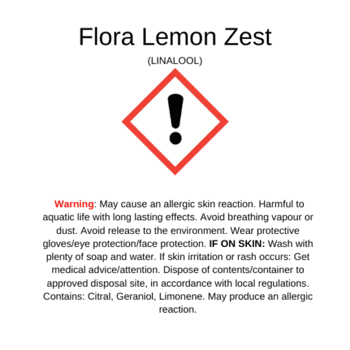 CLP information Flora Lemon Zest