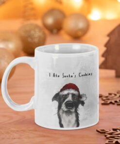 Christmas Border Collie Mug
