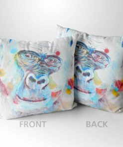 Two gorilla cushions