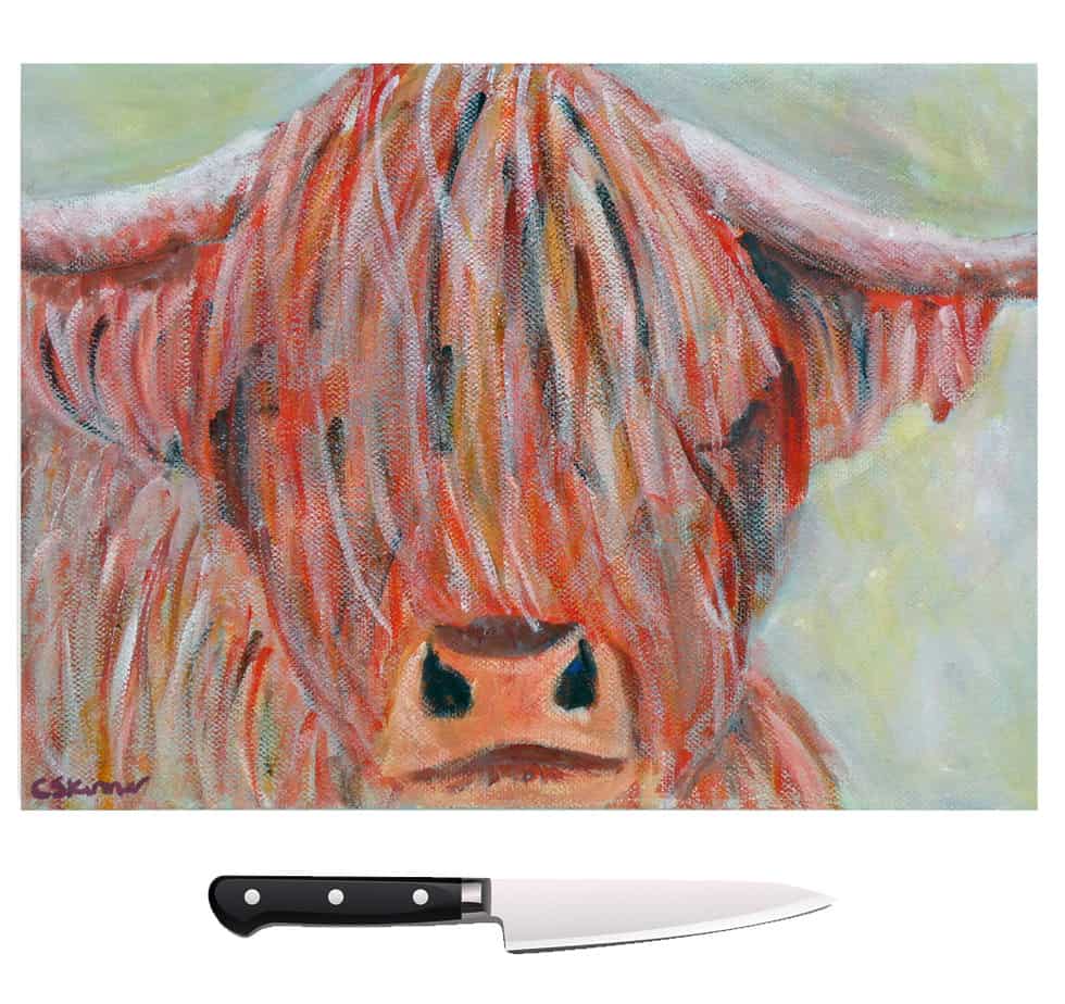 https://silkpurseguild.com/wp-content/uploads/2020/12/Colourful-Highland-Cow-Chopping-Board.jpg