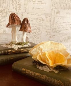 Crepe Paper Mushrooms 1