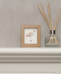 Flamingo Miniature Print in a box frame Alan Taylor Art