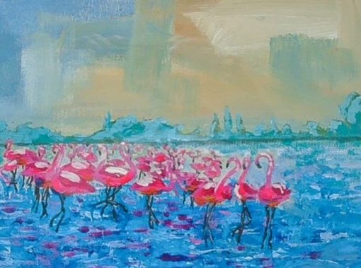 Flamingo lagoon LR