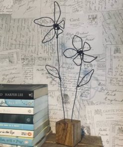 Handmade wire flowers