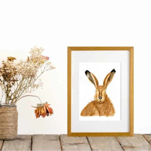 Hare giclee print by Alan Taylor Art