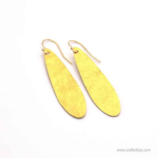 Lemon Drop Fabric Earrings