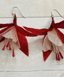Paper Fuchsia Earrings