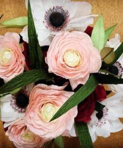 Paper anemone bouquet