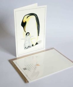 Penguin greeting card by Alan Taylor Art