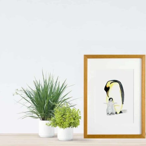 Penguin giclee print by Alan Taylor Art