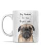 Personalised Grumpy Pug Mug