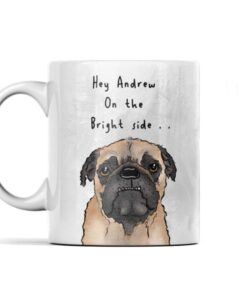 Personalised Grumpy Pug Mug