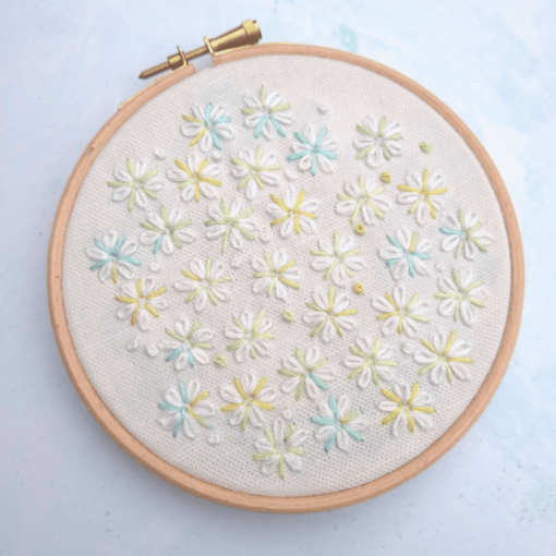 Plum blossom embroidery kit | The Silk Purse Guild