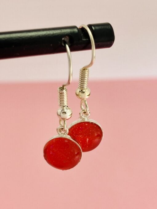 Red dangly earrings 9 good one