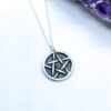Silver Pentacle Necklace