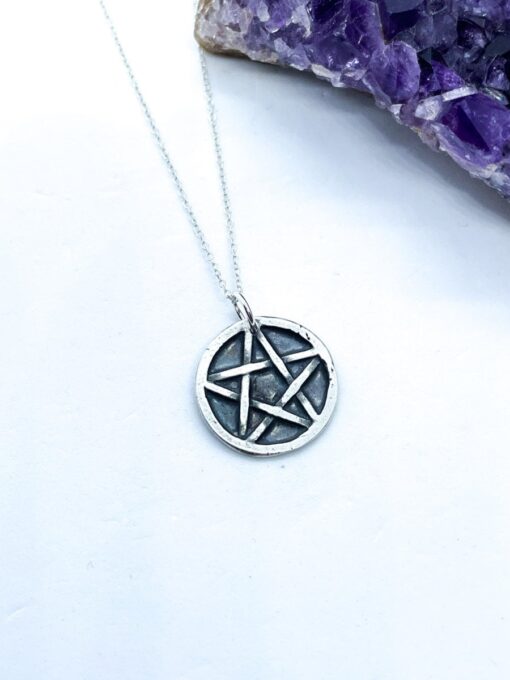 Silver Pentacle Necklace