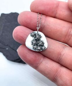 Silver Succulent Necklace