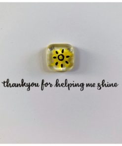 Thank you for helping me shine