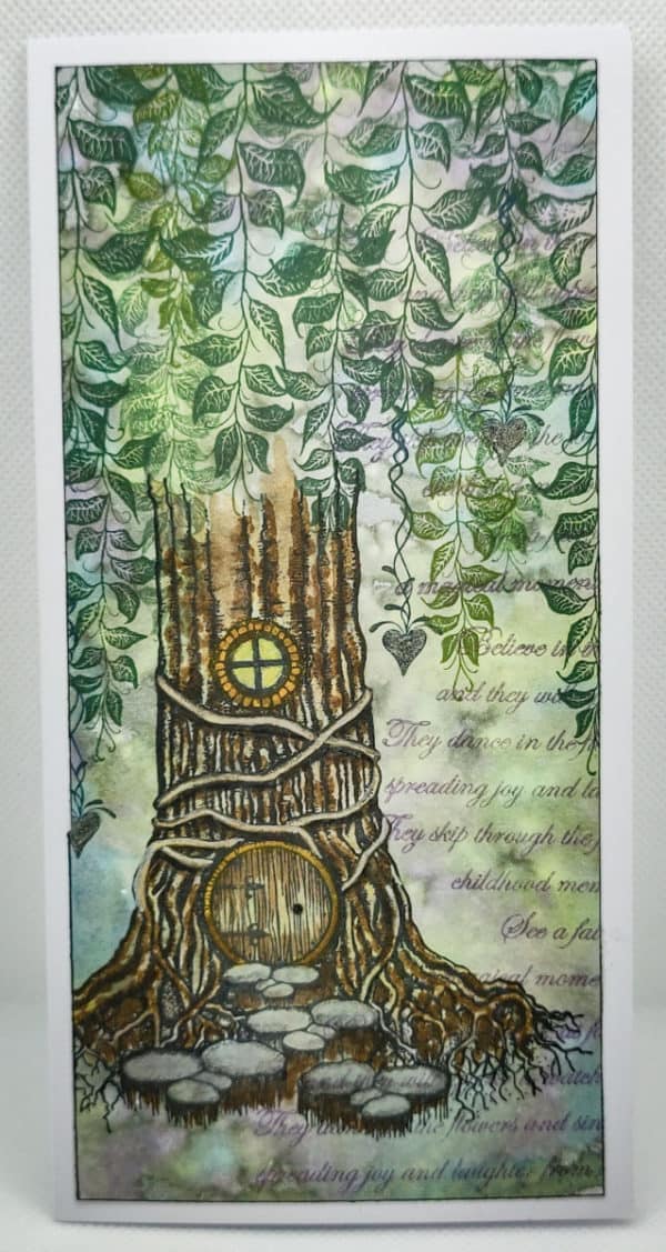 Watercolour Tree Greeting Card