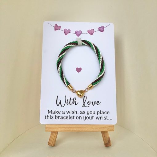 gift card with friendship bracelet 1