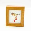 Goldfinch miniature box framed art by Alan Taylor Art