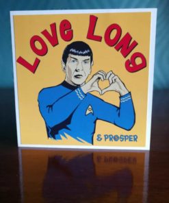 Mr Spock Valentines Card