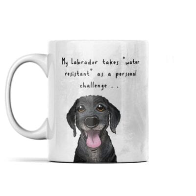Funny Black Labrador Mug