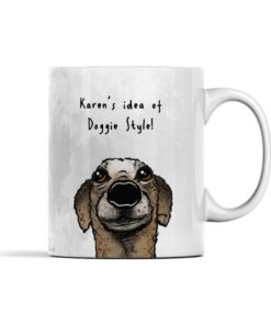 Greyhound Personalised 50 shades of Grey Mug