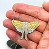 Handmade moth pendant