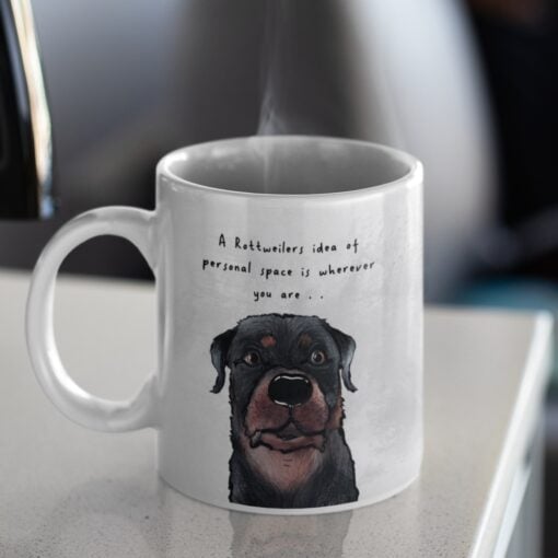 Hilarious Rottweiler mug